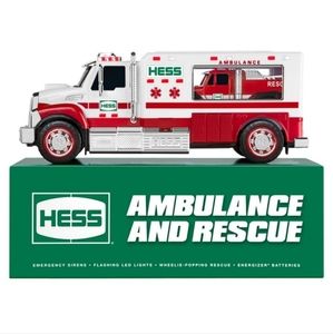 2020 Hess Ambulance and Rescue truck NEW In BOX